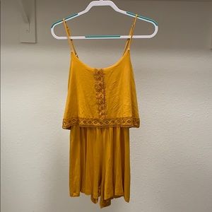 Mustard Romper size medium Euro 38